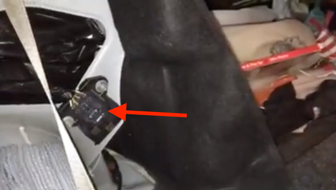 Fuel Pump Relay Location - Behind Rear Passanger Seat